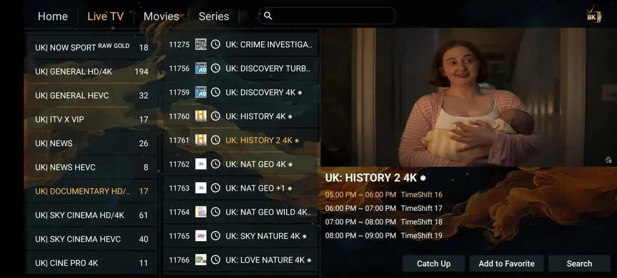 TiviBridge IPTV Live Streaming Screenshot 7
