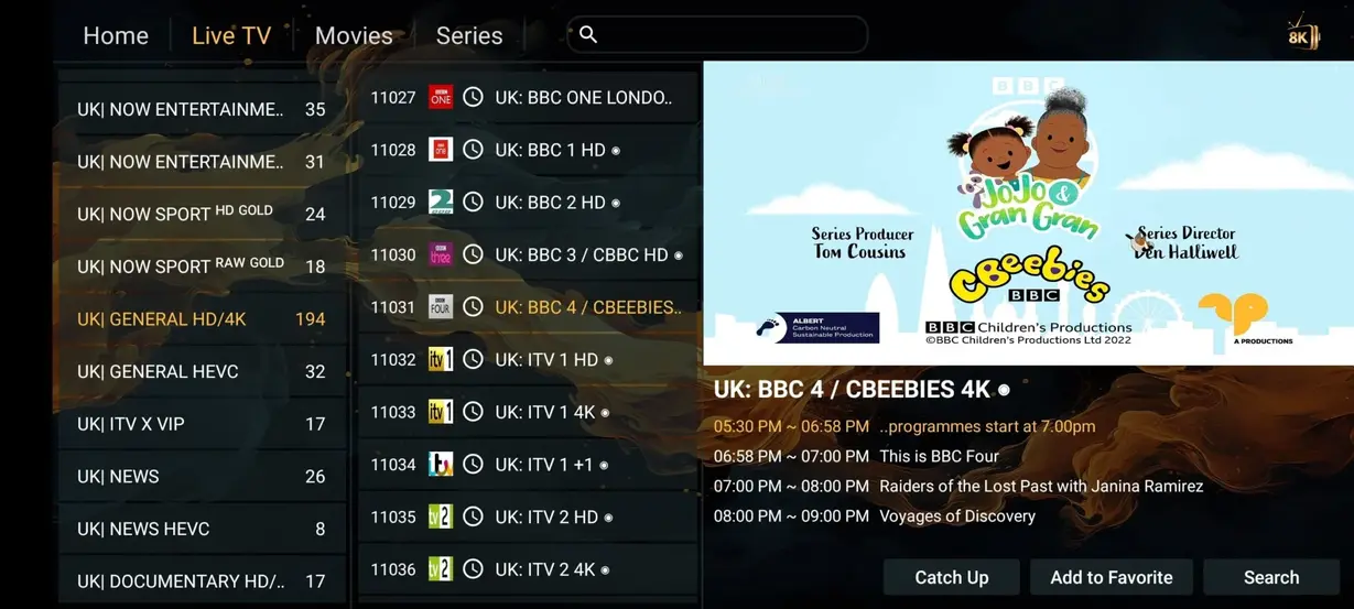 TiviBridge IPTV Live Streaming Screenshot 6